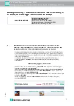 Pepperl+Fuchs VAA-2E2A-KE1-SE Installation Instructions Manual предпросмотр