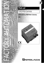 Pepperl+Fuchs VAG-PB-G4F-R4 Manual preview