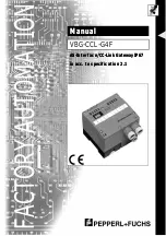 Pepperl+Fuchs VBG-CCL-G4F Manual предпросмотр