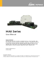 Предварительный просмотр 1 страницы Pepwave MAX 700 User Manual