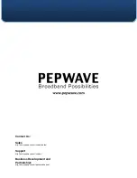 Предварительный просмотр 218 страницы Pepwave MAX and SURF User Manual