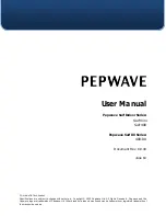 Pepwave Surf 400-DX User Manual preview