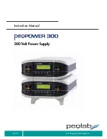 Предварительный просмотр 1 страницы Peqlab peqPOWER 300 Instruction Manual