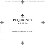 Preview for 15 page of Pequignet MOOREA Manual