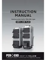 Per-Eko KSW Instruction Manual preview