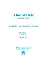 PerAlert FW 25-50 Installation And Operation Manual предпросмотр