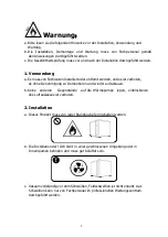 Preview for 4 page of Peraqua 7300724 Installation And User Manual