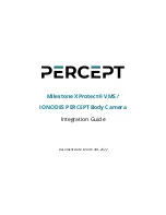 PERCEPT Milestone XProtect Integration Manual preview