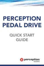 Perception PEDAL DRIVE Quick Start Manual preview