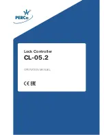 PERCo CL-05.2 Operation Manual предпросмотр