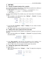 Preview for 28 page of PERCo CL-05.2 Operation Manual