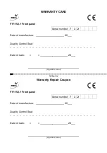 Preview for 6 page of PERCo FP-11Q.1 Installation Manual