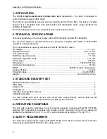 Предварительный просмотр 3 страницы PERCo LC-72.4 Assembly And Operation Manual