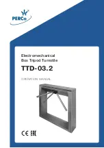 PERCo TTD-03.2 Operation Manual preview