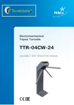 PERCo TTR-04CW-24 Assembly And Operation Manual preview