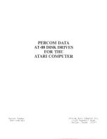 Предварительный просмотр 3 страницы Percom Data AT-88 User Manual