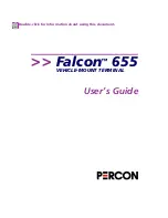 Percon Falcon 655 User Manual preview