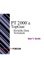 Percon PT 2000 User Manual preview