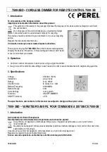 Perel 7500-3BD Quick Start Manual preview