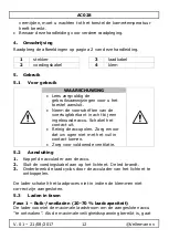 Preview for 12 page of Perel AC028 User Manual