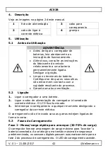 Предварительный просмотр 42 страницы Perel AC028 User Manual