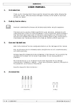 Preview for 2 page of Perel BG58000V2 User Manual