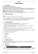 Preview for 3 page of Perel BG90003 User Manual