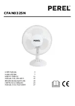 Preview for 1 page of Perel CFAN0325N User Manual