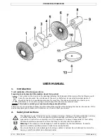 Preview for 2 page of Perel CFAN0335N User Manual