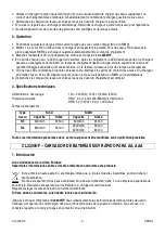 Preview for 4 page of Perel CL2200HF Quick Start Manual