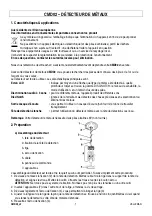 Предварительный просмотр 7 страницы Perel CMD02 User Manual