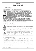 Preview for 3 page of Perel CSOL06 User Manual