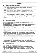 Preview for 14 page of Perel CSOL06 User Manual