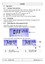 Preview for 7 page of Perel CTH406 User Manual