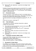 Preview for 43 page of Perel CTH406 User Manual