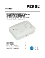 Preview for 1 page of Perel CTH407 User Manual