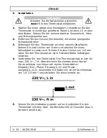 Preview for 21 page of Perel CTH407 User Manual