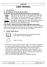 Preview for 2 page of Perel E304-GN User Manual