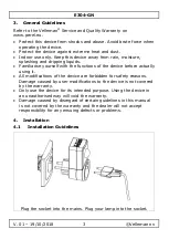 Предварительный просмотр 3 страницы Perel E304-GN User Manual