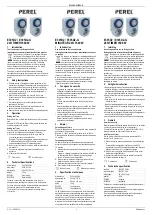 Perel E305D2 Quick Start Manual preview