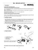 Perel EBL Manual preview