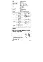 Preview for 4 page of Perel ECM330 User Manual