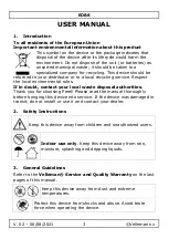 Preview for 3 page of Perel EDB8 User Manual