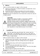 Preview for 6 page of Perel EDP1 User Manual