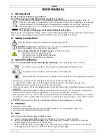 Preview for 3 page of Perel EFL13 User Manual