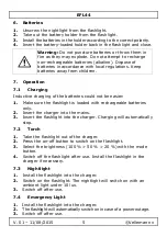 Preview for 5 page of Perel EFL44 User Manual