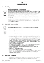 Preview for 6 page of Perel EFL60 User Manual