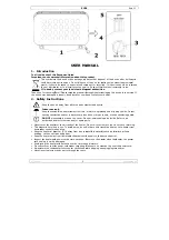 Preview for 2 page of Perel EHD1 User Manual