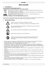 Preview for 2 page of Perel EHS500D User Manual