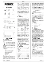 Perel EMS114 User Manual предпросмотр